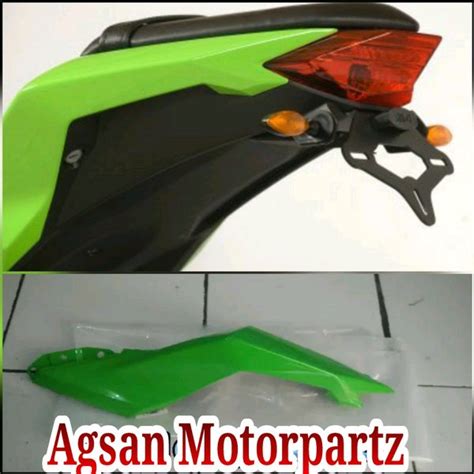 Jual Body Belakang Ninja Fi Hijau Kiri Original Kawasaki Di Lapak