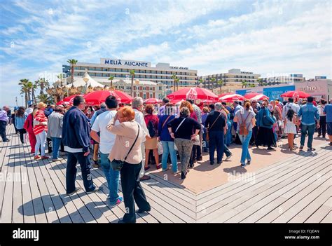 Market Street Alicante Spain Stock Photo Alamy