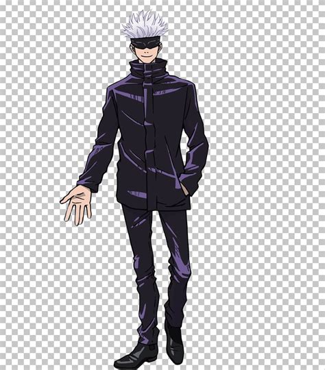 Gojo Satoru Standing PNG Image | Png, Png images, Character drawing