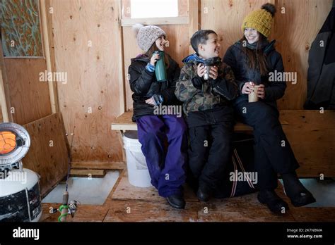 Cheerful Siblings Hot Drink Hi Res Stock Photography And Images Alamy