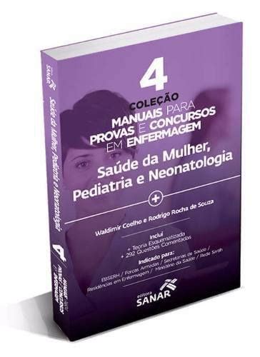 Livro V4 Coleção Manuais Para Provas E Concursos Em Enfermagem