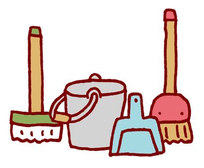 清掃道具イラスト｜無料イラスト・フリー素材なら「イラストAC」