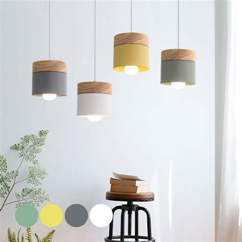 Led Wood Pendant Light Modern Nordic Pendant Lamp Led Pendant Lighting Raypom