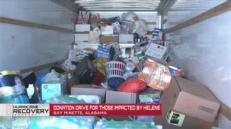 Bay Minette community collects over 1,000 items for hurricane relief drive