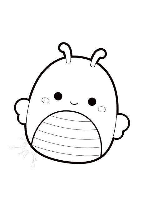 Desenhos De Sunny De Squishmallow Para Colorir E Imprimir