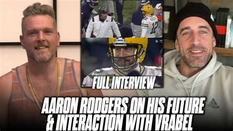 Aaron Rodgers Talks Life After Football And What He Said To Vrabel During