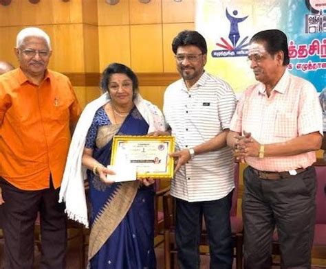 MYLAPORE TIMES Writer Padmini Pattabiraman Honoured For Her Book Of