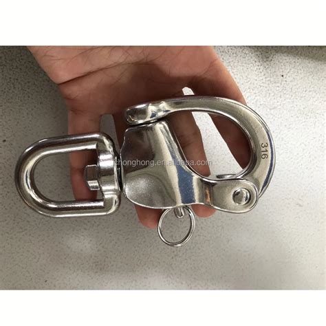 Stainless Steel Swivel Shackles Swivel Eye Snap Shackle Quick Release