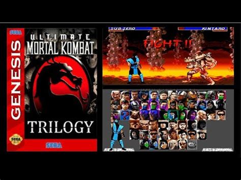 Ultimate Mortal Kombat Trilogy Hack Mega Drive Sub Zero