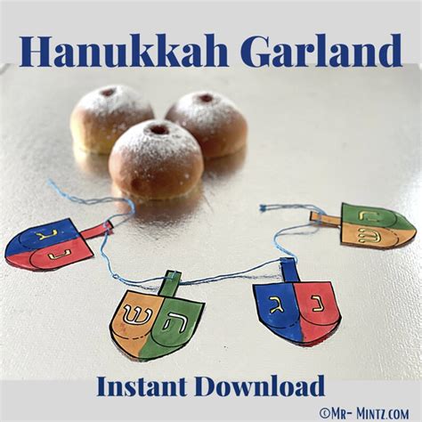 Hanukkah Garland | Hanukkah Activity | Made By Teachers