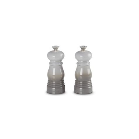 Le Creuset Set Mini Salt And Pepper Mill Mist Grey