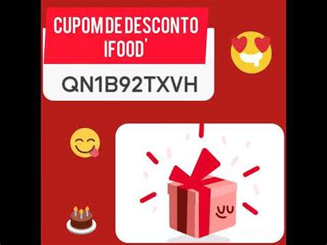 Cupom De Desconto Ifood Atualizado Youtube