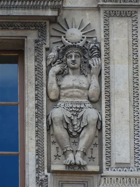 Incas Sculpture On Aile Lemercier At Musee Du Louvre Page