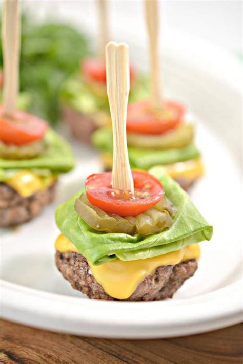 Keto Mini Burger Bites Easy Low Carb Keto Ground Beef Burger Bites