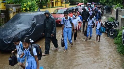 Schools Colleges Shut In Southern Tamil Nadu Districts Due To Heavy