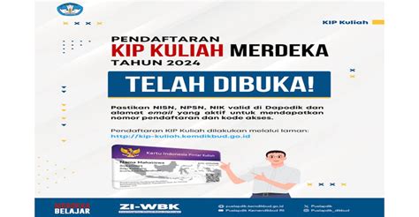 Ini Panduan Pendaftaran Kip Kuliah Merdeka Tahun 2024