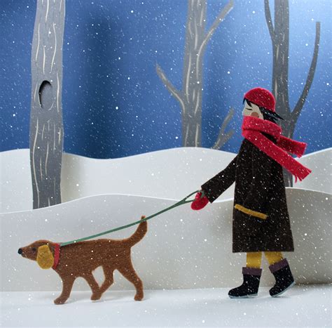 winter walk  behance