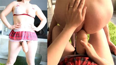 Amateur Ehefrau fickt Ehemann mit großem Strapon xHamster