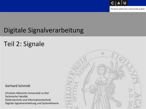 Pdf Digitale Signalverarbeitung Teil Signale Analog Digital