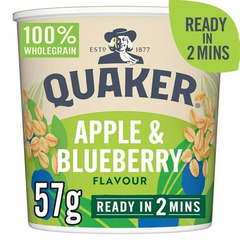 Quaker Oat So Simple Apple And Blueberry Porridge Pot 57g £1 29 Compare Prices