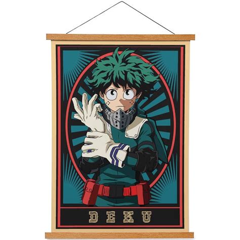 Buy Anime Scroll Deku Anime Canvas S Scroll Japanese Wall Decor 16x24