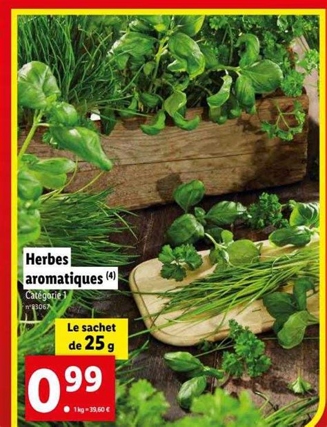 Promo Herbes Aromatiques Chez Lidl ICatalogue Fr