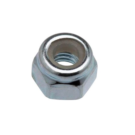 Everbilt 6 Mm 10 Zinc Plated Metric Nylon Lock Nut 2 Pieces 36168