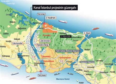 Kanal İstanbul Projesinin Güzergâhı Belli Oldu