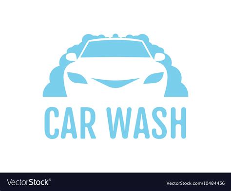 Car wash logo design layout Corporate Royalty Free Vector