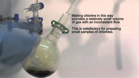 Laboratory Preparation Of Chlorine Youtube