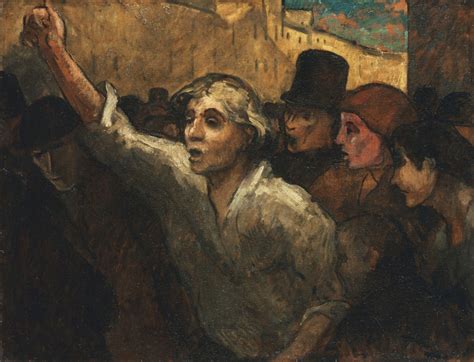 A revolta LEmeute Honoré Daumier Impressão de arte