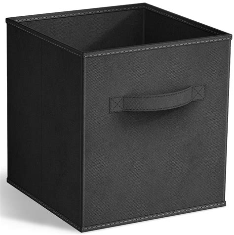 Sorbus Collapsible Fabric Cube Storage Bin 10 5 X 10 5 Black