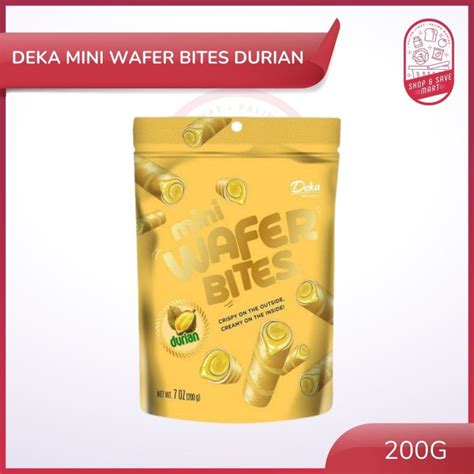 Deka Mini Wafer Bites Durian 200g Lazada