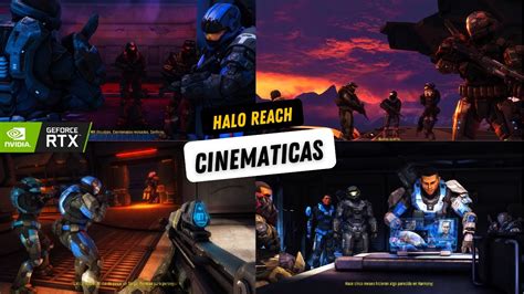 HALO REACH I CINEMATICAS MEJORADAS EN LATINO 4K 60FPS RTX MEJORADO