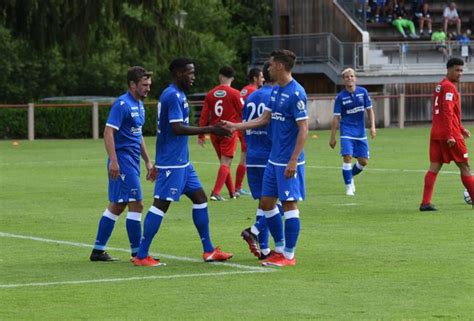 L AJA S Impose Largement Pour Son Premier Match Amical Contre Belfort