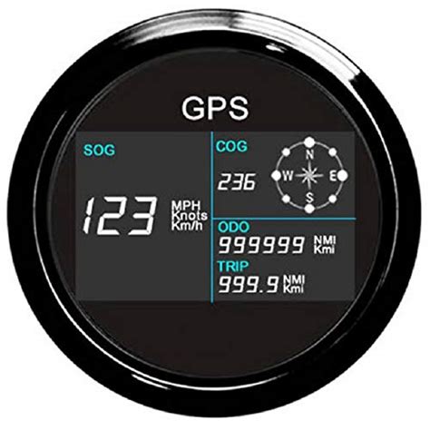 ELING Universal Digital GPS Speedometer Odometer Adjustable For Auto