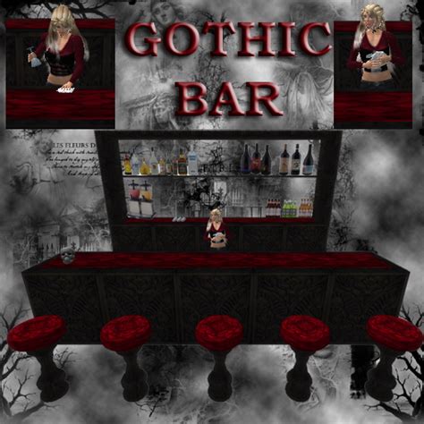 Second Life Marketplace - UD Gothic Bar with Drink Giver and Animations ...