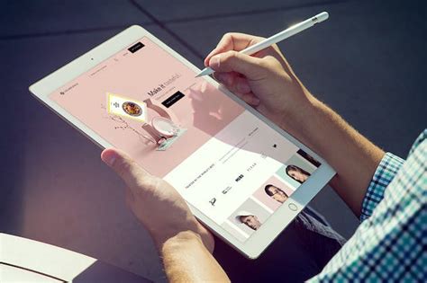 IPad Pro Mockup With Pencil Design Shack