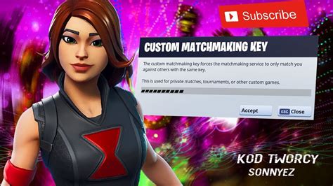 Fortnite Customy Z Widzami Kod Na Czacie Kod Tw Rcy Sonnyez Youtube