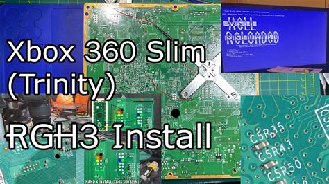 Full Install Xbox Slim Trinity Rgh Installation Close Up