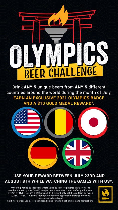 World Of Beer Celebrates The Return Of The Summer Olympic Games Restaurant Magazine