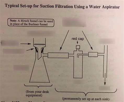 Suction filtration with a Hirsch Funnel Diagram Diagram | Quizlet