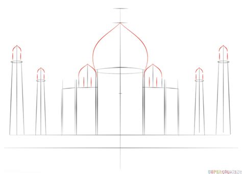 How To Draw The Taj Mahal Step By Step Drawing Tutorials Artofit