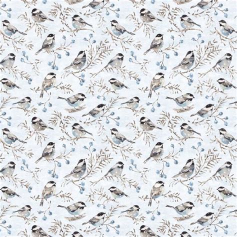 Patchworkstoff Woodland Frost Von Wilmington Prints