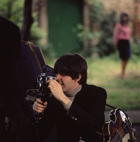 Colorful Behind The Scenes Photos Of The Beatles During The Making Of