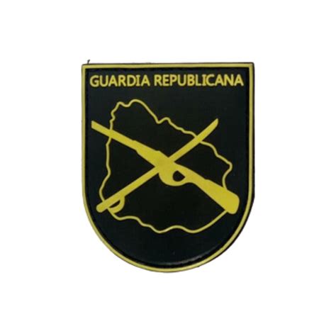 Parche En Goma Escudo Guardia Republicana Aventureros