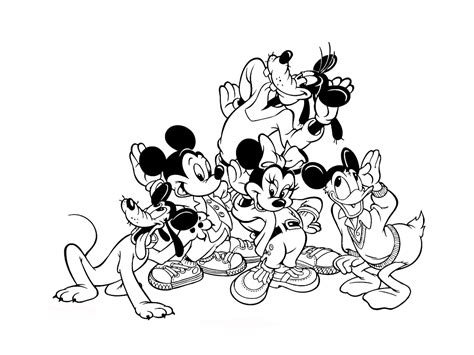 Turma Do Mickey Para Colorir Coloring City