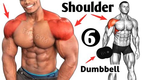 6 Bigger Shoulder Workout With Dumbbells Shoulder Exercises Youtube