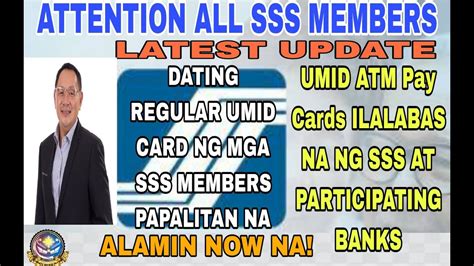 ATTENTION ALL SSS MEMBER ILALABAS NA ANG NEW UMID ATM PAY CARD NG SSS