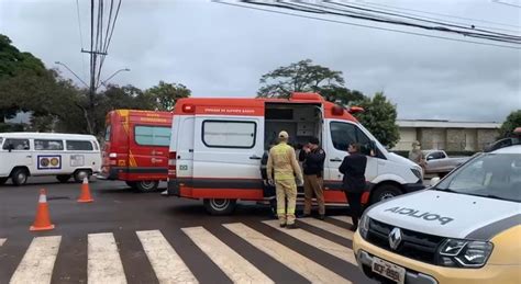 Mulher Fica Ferida Ap S Queda De Moto No Centro De Campo Mour O